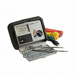 מגר אדמה 3 אלקטרודות + אפשרות לצבת MEGGER DET3TC מגר אדמה 3 אלקטרודות + אפשרות לצבת MEGGER DET3TC