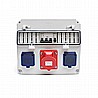 קופסת שירות 532.210 NNPL סקון NISKO כולל חצי אוטומט ניסקומטיק 32*3 + 16*1