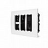 עמדת HOME & OFFICE תחת הטיח 6 מודול, ללא אביזרים