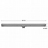 נורת לינסטרה לד 1 מגע שקופה LED 12W אורך 50 ס