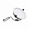 גוף תאורה שקוע ZEUS LED 10W IP44 120° -גוון אור משתנה בלחיצת כפתור חם/ניטרלי/קר