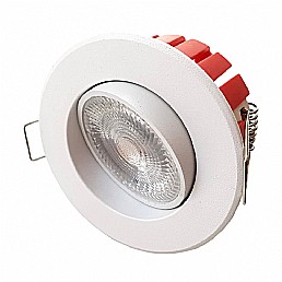 שקוע לד עגול מתכוונן לבן POINT 5W שקוע לד עגול מתכוונן לבן POINT 5W