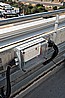 קופסת CI3 עם בסיס אפור, מכסה שקוף 250X175X150