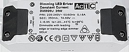 דרייבר 350mA 4-9W ניתן לעמעום ACTEC ללא ריצוד דרייבר 350mA 4-9W ניתן לעמעום ACTEC ללא ריצוד