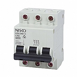 מפסק אוטומטי זעיר ביתי 6KA אופיין C תלת פאזי NS6332-C 3P 32A מפסק אוטומטי זעיר ביתי 6KA אופיין C תלת פאזי NS6332-C 3P 32A