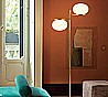 Alba 2 Spheres Floor Lamp By Oluce